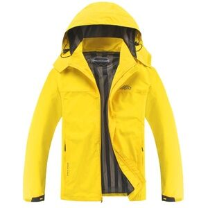 OTU Waterproof Raincoat - Bright Yellow Size S